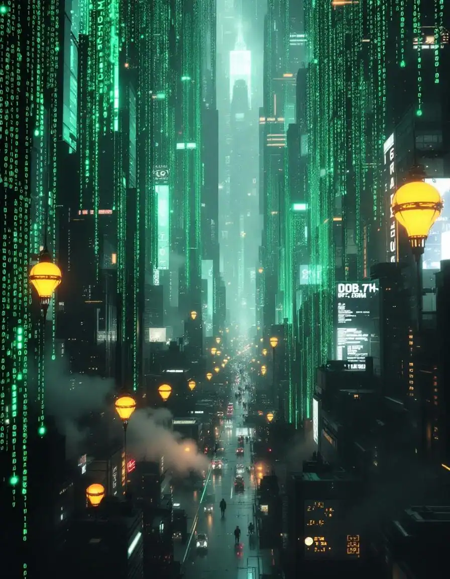 Physical reality dissolving into code at the edges, simulation theory